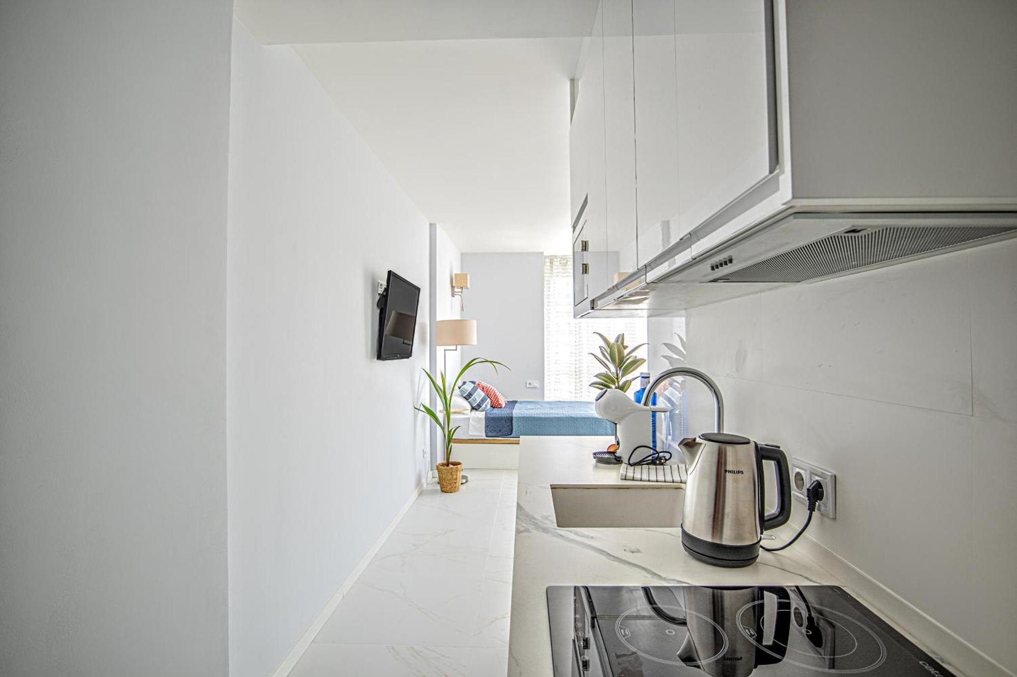 Elegant Studio With Pool And Seaview Torremolinos Exteriör bild